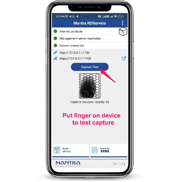 Mantra MFS-100 Driver Instllation
