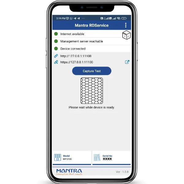 Mantra MFS-100 Driver Instllation