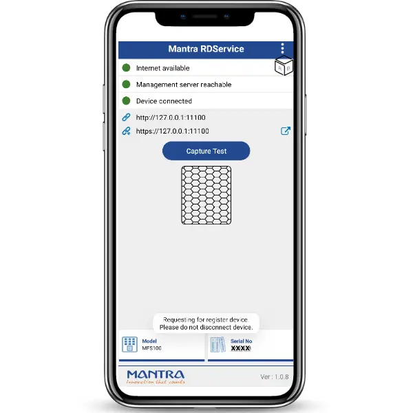 Mantra MFS-100 Driver Instllation